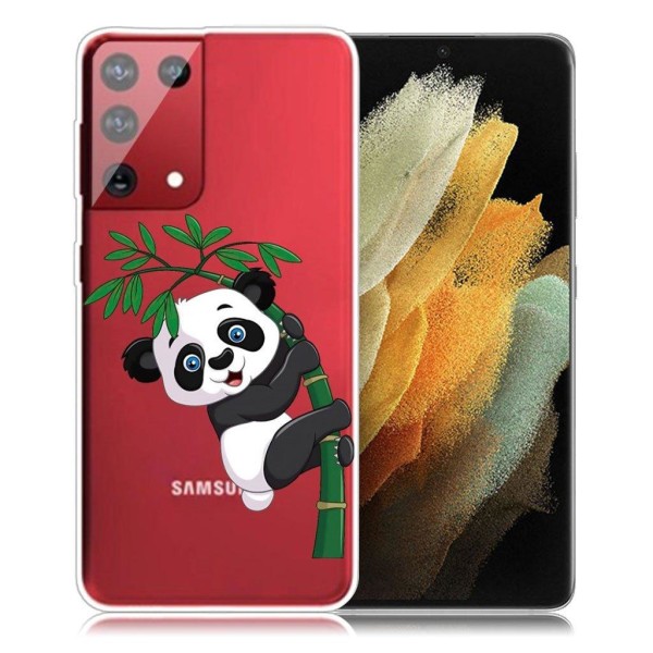 Deco Samsung Galaxy S21 Ultra etui - Panda White