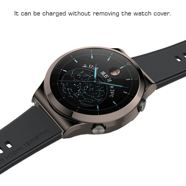 Huawei Watch GT 2 Pro electroplated ramme - Titanium grå Silver grey