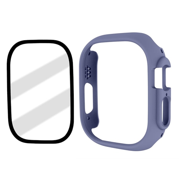 Apple Watch Ultra-skydd med skärmskydd av härdat glas - Blå Blå