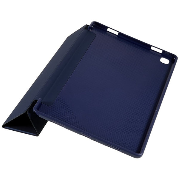 Tri-fold læderstativ til Samsung Galaxy Tab A7 10.4 (2022) / Tab A7 10.4 (2020) - Mørkeblå Blue