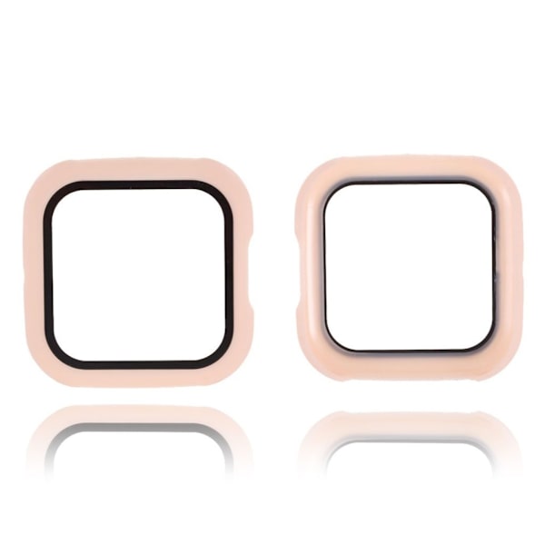 Fitbit Versa 2 tyylikäs kehys karkaistulla lasilla - Beige Brown