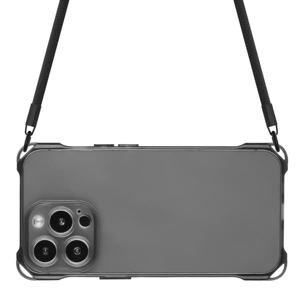 Lilla TPU-skalldeksel med fire hjørner fallbeskyttelse for iPhone 14 Pro Black