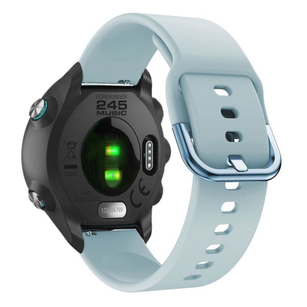 Garmin Forerunner 245 silikone Urrem - Babyblå Blue