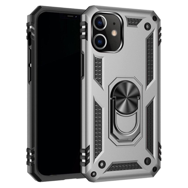 Bofink Combat iPhone 12 / 12 Pro case - Grey Silver grey