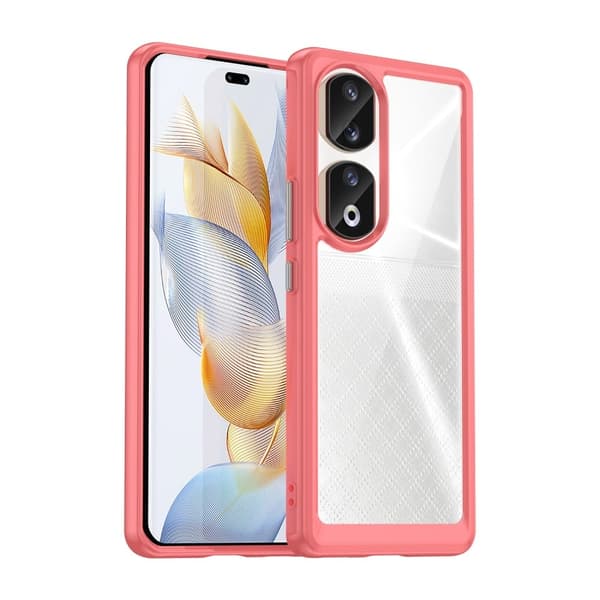 Honor 90 Pro smart telefonskal i akryl - Röd Röd