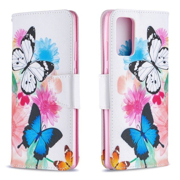 Wonderland Samsung Galaxy Note 20 flip case - Butterfly Multicolor