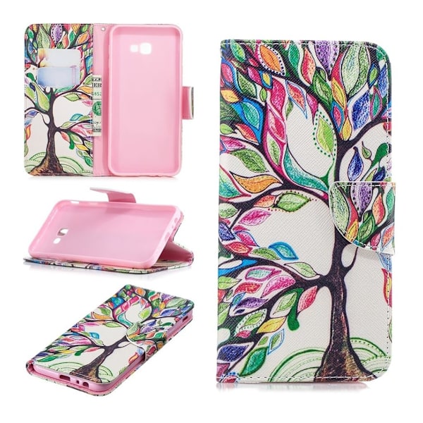 Wonderland Samsung Galaxy J4 Plus (2018) kotelot - Värjätty Puu Multicolor