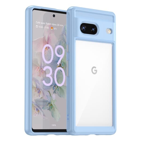 Google Pixel 7 smart akryldeksel - Blå Blue