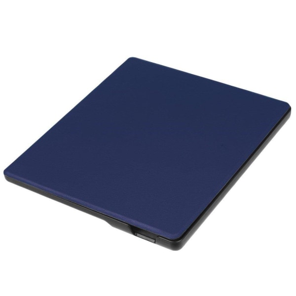 Amazon Kindle Oasis (2019) durable leather case - Dark Blue Blå