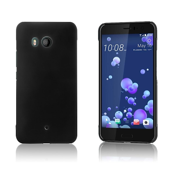 HTC U11  Tyndt og let plastik cover - Sort Black