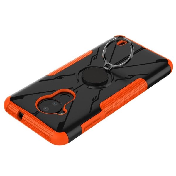 Kickstand-skydd med magnetisk platta för Nokia C30 - Orange Orange