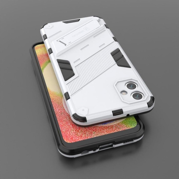Stødsikker Hybrid Cover med A Moderne Touch til Samsung Galaxy A04e - Sølv Silver grey