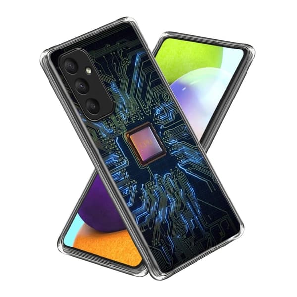 Deco Samsung Galaxy A05s skal - Cpu Blå