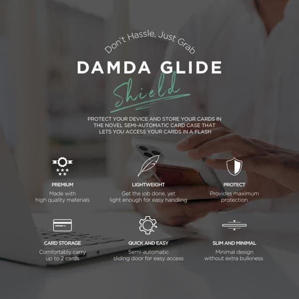 Vrs Design Damda Glide Shield For iPhone 11 Pro Max - Hvit Gul - Peach White