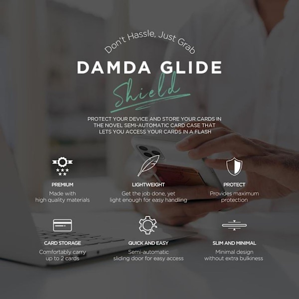 VRS Design Damda Glide Shield til iPhone 11 Pro Max - Hvid Gul - Peach White