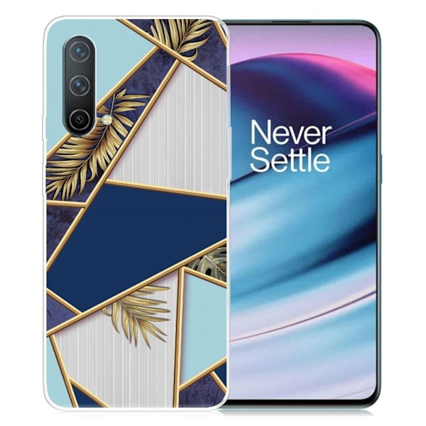 Marmormotiv OnePlus Nord CE 5G skal - Fragment Av Färg Och Vinranka multifärg