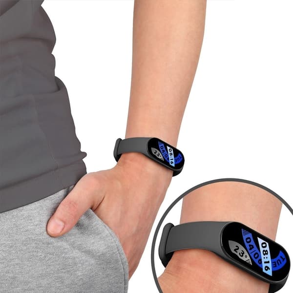 Xiaomi Mi Band 7 / 6 / 5 klokkerem - Svart Black
