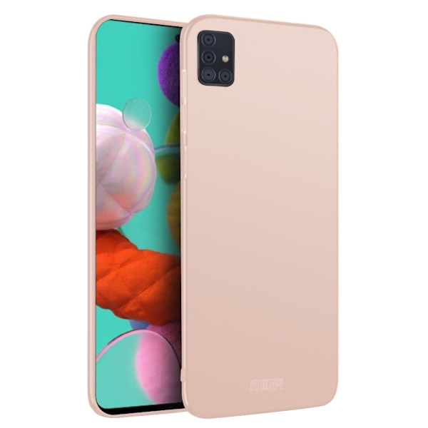 MOFI Samsung Galaxy A71 slim shield deksel - Rose Gull Pink