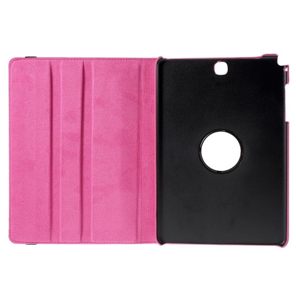 Jessen Samsung Galaxy Tab A 9.7 Läderfodral med Roterbart Stativ - Varm Rosa Rosa