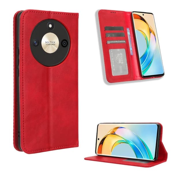 Bofink Vintage Honor X50 Nahkakotelo - Punainen Red