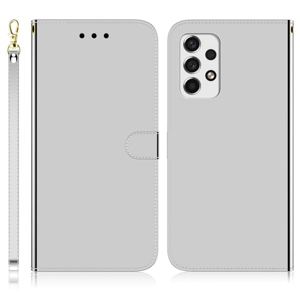 Mirror Samsung Galaxy A53 5G fodral - Silver/Grå Silvergrå