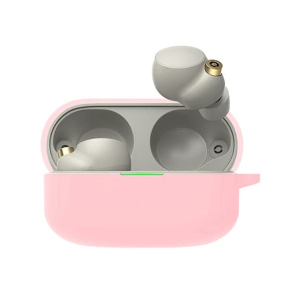 Sony WF-1000XM4 silikonveske med spenne - Rosa Pink
