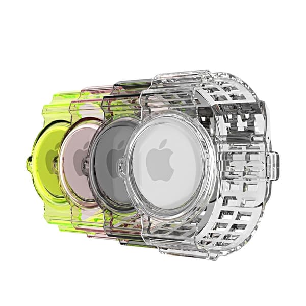 AirTags kirkas TPU-rannehihna - Läpinäkyvä Transparent