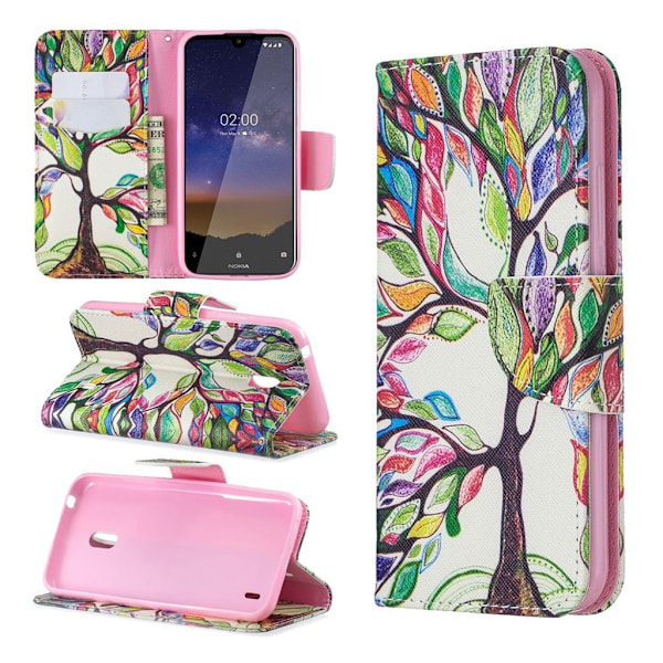 Wonderland Nokia 2.2 kotelot - Värjätty Puu Multicolor