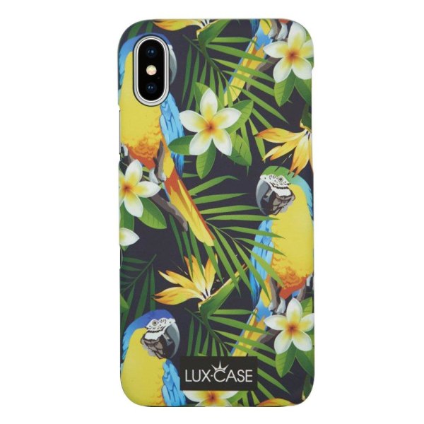 Lux-Case Tropicase™ til iPhone X - Kakadu Multicolor