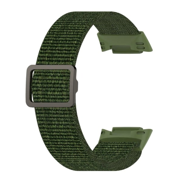 Fitbit Charge 5 elastic nylon watch strap - Green Grön