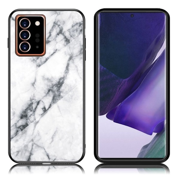 Fantasy Marble Samsung Galaxy Note 20 Ultra kuoret - Valkoinen White