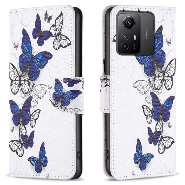 Wonderland Xiaomi Redmi Note 12s Flippetui - Sommerfugler White