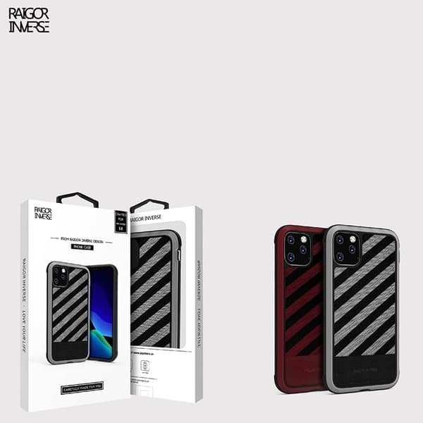 Raigor Inverse Camille Deksel For iPhone 11 Pro Max - Svart Black