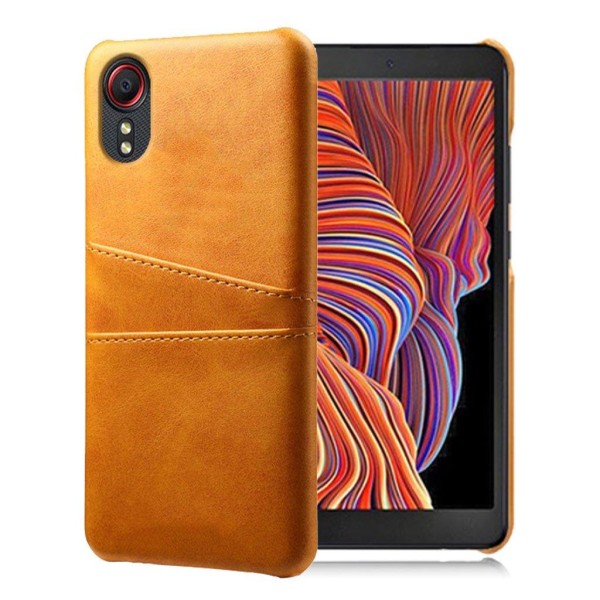 Dual Card Suojakotelo Samsung Galaxy Xcover 5 - Oranssi Orange