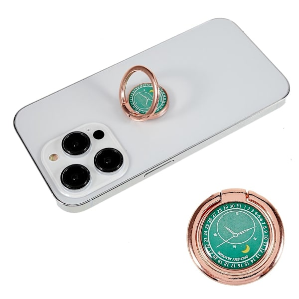 Smartphone-ringholder i kompas-stil - Mørkegrøn Green