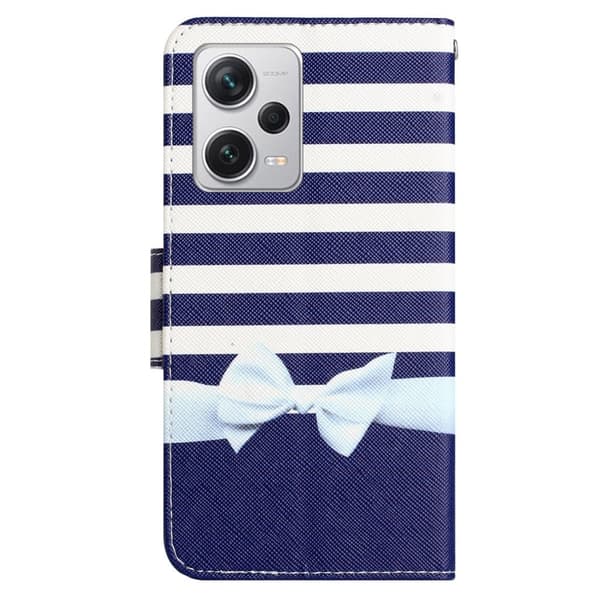 Wonderland Xiaomi Poco X5 Pro / Redmi Note 12 Pro / 12 Pro Speed Läppäkotelo - Bowknot Blue