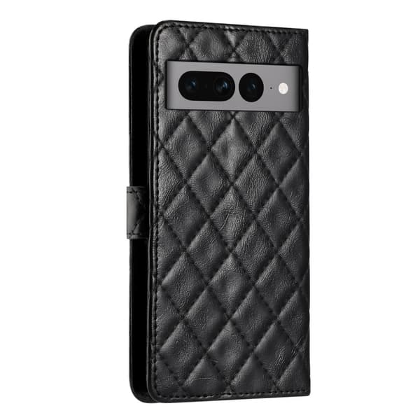Funksjonelt rombe lommebokdeksel for Google Pixel 8 Pro - Svart Black