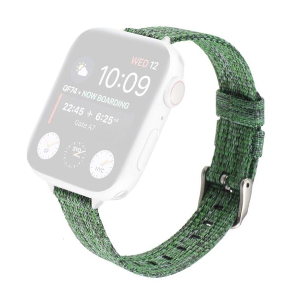 Apple Watch Series 6 / 5 40mm nailon kellonauha - Vihreä Green