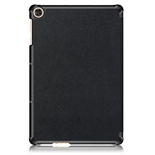 Tri-fold læderstativ-etui til Huawei MatePad T10 - Sort Black