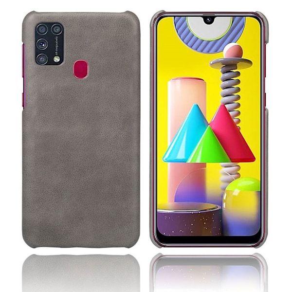 Prestige etui - Samsung Galaxy M31 - Grå Silver grey