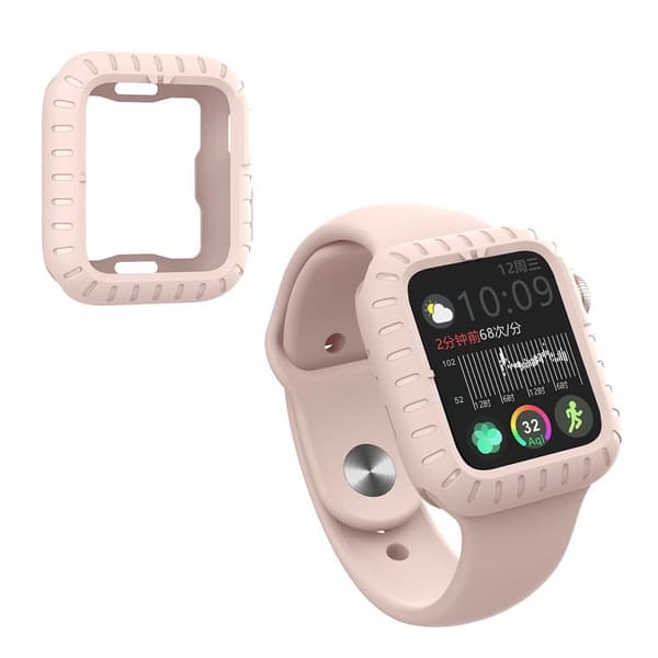 Apple Watch Series 5 40 mm silikoneramme - Lyserød Pink