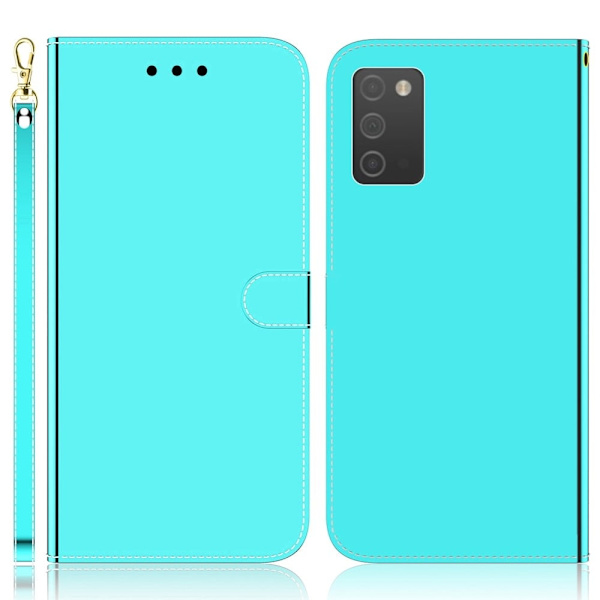 Mirror Samsung Galaxy A03s Flippetui - Cyan Green