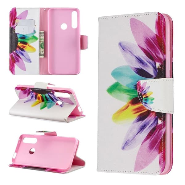 Wonderland Huawei P Smart Z kotelot -  Terälehti Kuvio Multicolor