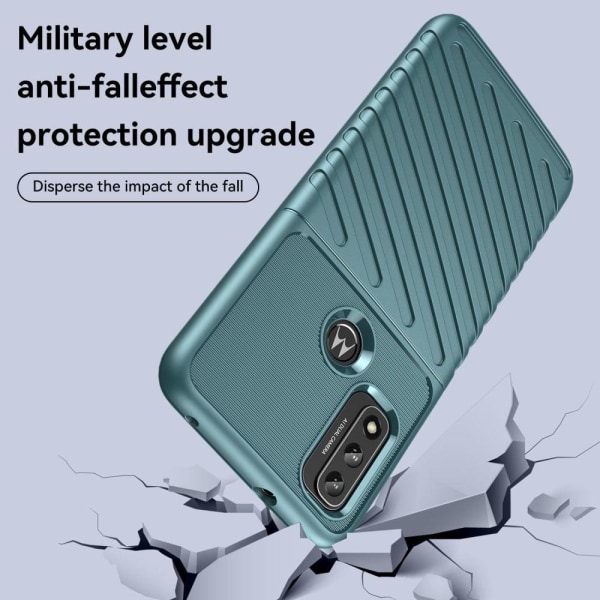 Thunder Motorola Moto G Play (2022) cover - Grøn Green