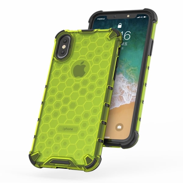 Bofink Honeycomb iPhone XS kuoret - Vihreä Green