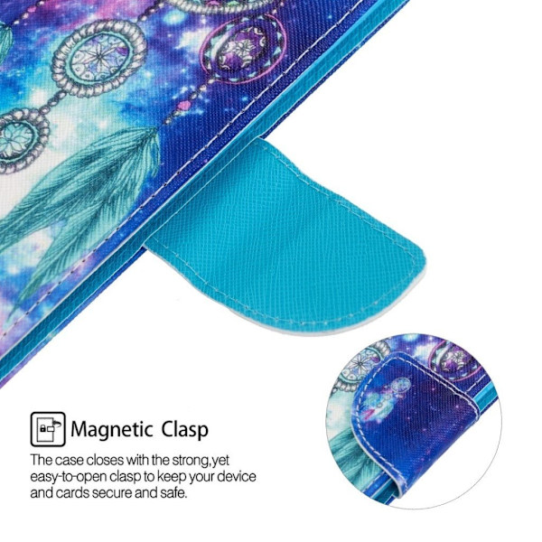 wonderland Samsung Galaxy Note 20 5G / Note 20 flip etui - drømmefanger Blue