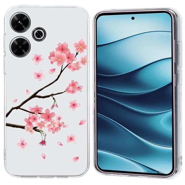 Vibe Xiaomi Redmi Note 14 5G deksel - Plommeblomst Pink