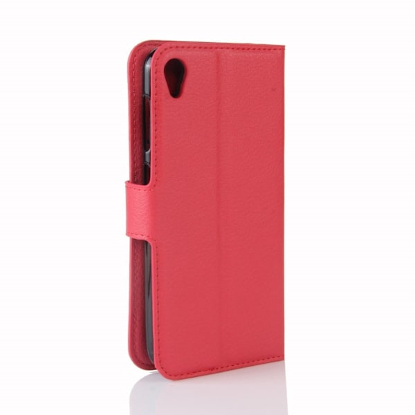 Asus ZenFone Live (ZB501KL) Læder etui i smart Litchi skind - Rød Red
