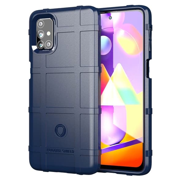 Rugged Shield Samsung Galaxy M31s kotelot - Sininen Blue