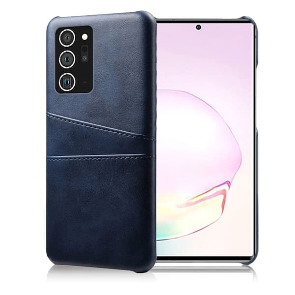 Samsung Galaxy Note 20 skal med korthållare - Blå Blå